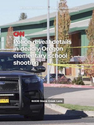 Three children, aged 5, 8 and 11, and one teacher were killed when a 16-year-old entered an elementary school in Bend, Oregon, and started shooting, police said at a news conference. A community member who saw the teenager entering Silver Rail Elementary School followed him in before engaging him in gunfire, killing him before responding officers arrived. The initial EMS radio dispatch indicated the community member may have been a father. #cnn, #news