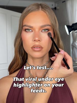 When the viral hacks actually work wonders …. Using @Armani beauty  Luminous Silk Acqua Highlighter in no.3 shade Dawn #AD #Armanibeauty #Armanimakeup #Makeup 