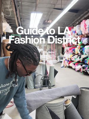 Day one in the LA Fashion District. KBM Fabrics for cloth. The selvedge was the surprise, a herringbone at a weight I haven't seen come out of Japan, plus a camo selvedge and some slub cottons. Zip Up for trims, YKK and Riri sitting in stock with no six week import wait, which changes what you can realistically make here as a small brand. Finished at a dye house working on names I'm not going to say out loud, but ones you definitely know the name of. LA's clothing ecosystem is definitely underrated, It moves on walk-ins and relationships, but a few hours in and I'm still building the list. Where should I go next and what was your favorite? #lafashiondistrict #fashiondistrictla #selvedgedenim #fabricsourcing #clothingmanufacturer