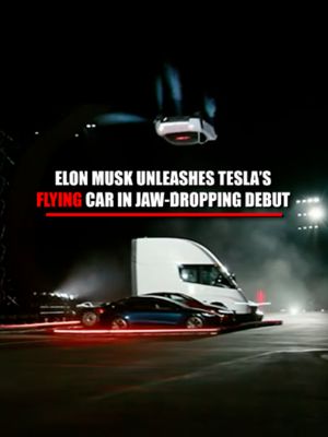 Flying cars may be closer than we think. Elon Musk showcases a Tesla Roadster demonstration featuring a "kickflip" through the air over other vehicles in Texas, leaving the crowd in awe as he teases a not-so-distant future where cars could do more than just drive. "This will be an actual car on the roads."