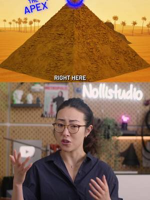 Did you know the tip of an Egyptian pyramid had its own name and its own celebration? It's called a pyramidion, or benbenet in the ancient Egyptian language, after the benben: the first mound of land in the creation story of Heliopolis where the sun god stood as the world began. Every pyramid tip was a copy of that mound. We even have a picture of one being delivered. Reliefs from the causeway of King Sahure's pyramid at Abusir, built about a century after Khufu, show crews dragging the capstone to the site while dancers and officials celebrate. The inscription says it was covered in electrum, a mix of gold and silver, so the tip would have caught the sun before anything else at Giza did. One survives almost intact. The black stone pyramidion of Amenemhat III was found at Dahshur in 1900 and now sits in the Egyptian Museum in Cairo, carved with a pair of eyes looking up so the king could watch the sun cross the sky. Do you think the capstone went on first or last? #greatpyramid #giza #ancientegypt #pyramidion #archaeology