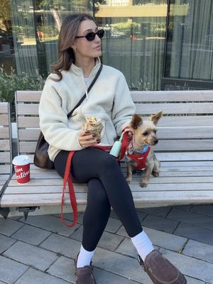 #ad Adding something new to my morning routine! ⛅️ Learning to take things a little slower this fall and pairing it with my favourite breakfast combo - Tims new Steak Farmer’s Wrap with a hot coffee.😍 This is by far one of my favourites at @Tim Hortons and you gotta try it out for yourself.