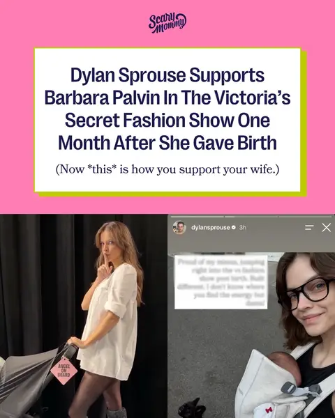 A supportive husband who celebrates your accomplishments. 👏👏👏 📸: Barbara Palvin / Dylan Sprouse / Getty  #DylanSprouse #BarbaraPalvin #victoriassecretfashionshow 