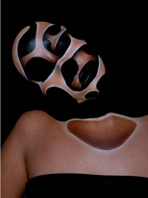Illusion makeup 🥲 Day 16 of 31 days of Halloween! Over half way there…..  #illusionmakeup #31daysofhalloween #creativemakeup #makeupfyp #makeuptransformation 