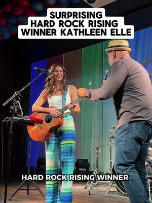 Congratulations to Kathleen Elle, who started her journey at Hard Rock Cafe Atlantic City and rose to the top of Hard Rock Rising, a competition spanning 34 countries and 64 Hard Rock Cafes! 🎤🏆