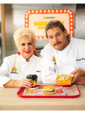 America, we searched the world to find her, and here she is. Introducing the one and only @Hardee’s MEEMAW ‼️ Isn't she lovely? 👵 You can get her Early Bird Meal now with Loaded Hash Rounds, Sausage & Egg Biscuit, and a Hot Cup of Black Coffee. #HardeesMeemaw 