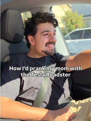 Pranking my Hispanic mom if I got the Tesla Roadster 😂 #tesla #teslaroadster 