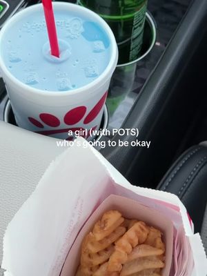 the blue powerade and extra salty fries revives me every time #potssyndrome #dysautonomia 