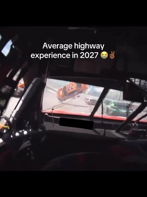 We got flying cars now ig 🫪 #nascar #bubbawallace #teamtoyota 