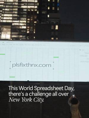 Earn a 1-on-1 dinner with a finance legend. Visit plsfixthnx.com. No purchase necessary. Legal residents of greater NYC metro area (NY, NJ & CT), 21+ & employed as a financial professional at time of Entry who utilizes Microsoft Excel & Copilot as part of their work as of 10/16/26. Ends 10/20/26. Rules/elig.: plsfixthnx.com