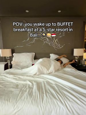 Does Bali have the BEST buffet breakfast? 🍳🇮🇩 📍 AYANA Resort, Bali, Indonesia We stayed at RIMBA part of AYANA resort, the largest integrated resort in Bali where you get to stay in one hotel, but choose from three different breakfast restaurants. Honestly, it’s a buffet breakfast lovers dream 😍 If you can fit it all in your stomach, you could even hit up all three buffets in one morning 😆 #pov #bali #breakfast #buffet #indonesia