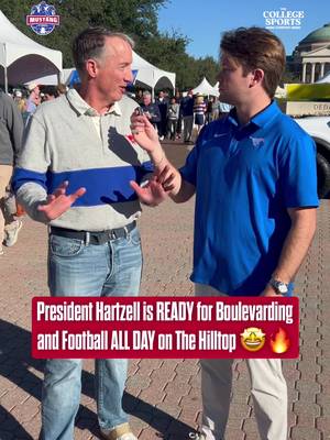 WE’RE READY‼️ PRESIDENT HARTZELL IS READY‼️ EVERYONE’S READY FOR THIS @SMU Football GAMEDAY‼️ • • • • #PonyUp #PonyUp🐎 #SMU #SMUFB #Dallas  @The College Sports Company 