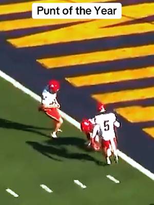 A fake punt has never gone more perfectly wrong #football #punter #punt #CollegeFootball #gobearcats