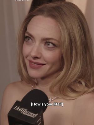 #AmandaSeyfried says her life right now is “interesting” and “everything that’s happening is meant to happen” at the #AcademyMuseumGala  