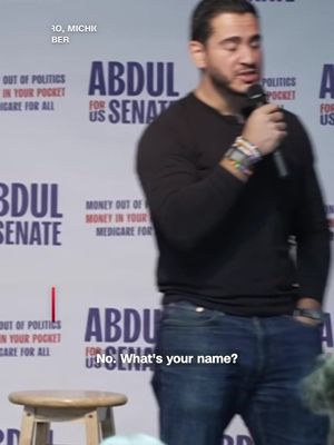 On Saturday, Michigan Democratic Senate nominee Abdul El-Sayed responded to an attendee who asked him to disavow the Muslim Brotherhood, saying he's "running for Senate and happens to be Muslim."