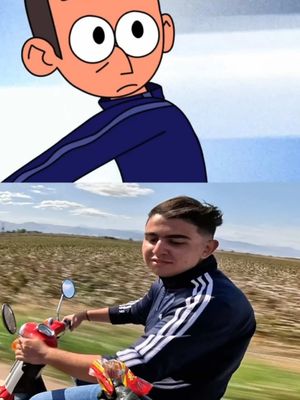 Theo the legend - Animation vs the real thing! 🖤 Hopefully our paths will cross again one day 🌚 You meet some wonderful people on a road trip. This was on my way down to Greece from London with my friends.  Animated by the great @Zac Harding  Love you x . #harveyridesbikes #harvey #goodvibes #london #gopro