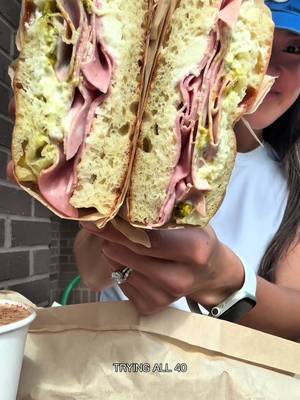 EPISODE 8 of trying all 40 of The Washington Post’s 40 Essential Dishes in DC, and today’s stop is a love letter to Roman street food! 🥖🇮🇹🤤 For the next stop on my quest to eat through the Washington Post’s Top 40 Essential Dishes, I headed to @fossettefocacceria to try their viral Roman masterpiece: the Mortazza ! Created by RAMMY-nominated Chef Mike Friedman (the mastermind behind The Red Hen and All-Purpose), Fossette is D.C.’s very first dedicated focaccia sandwich shop . Every single day, they bake over 30 sheets of light, airy, and beautifully dimpled focaccia that serves as the foundation for the entire menu . What makes the Mortazza a 10/10: • 🥖 Fluffy, golden, 24-hour-fermented focaccia rich with olive oil • 🥩 Folded layers of paper-thin, imported Northern Italian mortadella • 🧀 Creamy, decadent, and salty stracciatella cheese • 💚 Finished with a rich, nutty pistachio crema, cracked black pepper, and EVOO It is simple, incredibly balanced, and showcases the absolute perfection of Italian baking! 📍 Fossette Focacceria — 1250 9th St NW (Shaw) | 1309 5th St NE (Union Market) ⏰ Open daily! (Union Market is open later with an Italian mercato & wine!) #FossetteFocacceria #WaPo40Eats #DCEats #DCRestaurants #Mortazza FocacciaSandwich MikeFriedman ShawDC UnionMarketDC ItalianDeli DMVFoodies WashingtonDCLife