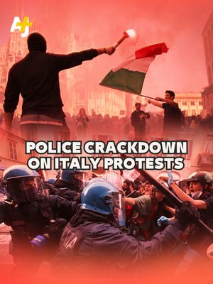 Italian police are detaining and firing tear gas at people protesting against war and rising living costs. #Italy #Italians #Protests #Milan #Protesters 