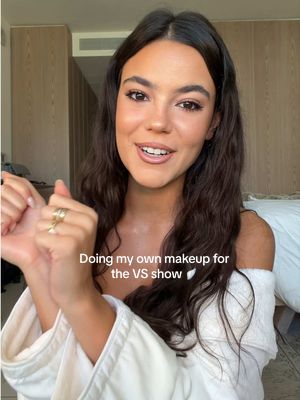 ITS TIME!! Get ready with me for the @Victoria's Secret fashion show🪽✨ #victoriassecret #vsmakeup #makeuptutorial #victoriassecretfashionshow 