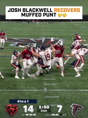 IT’S ALWAYS JOSH BLACKWELL😤 #chicagobears #atlantafalcons #nfl #nflfootball #bearsfans 