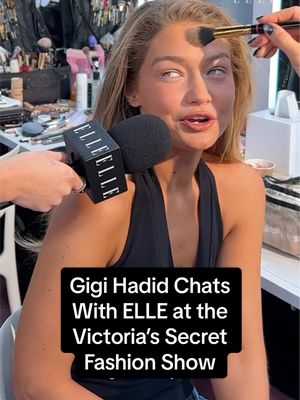 The angels are definitely with @gigihadid! @Jessica Judith is backstage at “the angels show”—that is, the #VSFashionShow—to chat with the models before the night’s big event. 