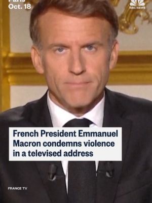 French President Emmanuel Macron voiced the public’s “anger” and “shame” over rioting and looting during nationwide protests against rising living costs and poor conditions in schools. At least 1,800 people have been arrested.