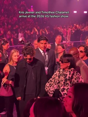 Dare we say we were #krissed at the #victoriassecretfashionshow ! Exciting guests #KrisJenner and #timotheechalamet arrive.  Video: Hypebae  #victoriassecret 
