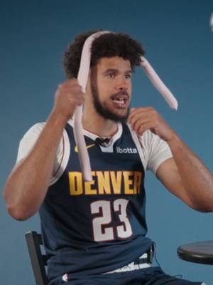 GRWMs are very educational 🙂‍↕️ #NBA #denvernuggets #basketball