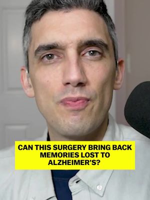 Videos coming out of China show Alzheimer’s patients who could barely communicate answering questions, telling stories, and recognizing their family again after an experimental surgery. It’s hard to watch and not feel hopeful. But Alzheimer’s research has a long history of breakthroughs that weren’t so successful. So what’s actually happening in these videos, and should we believe it? 🧠
