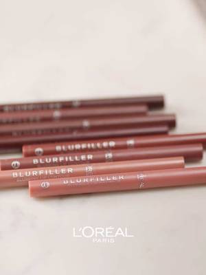 Secrets out. We're upgrading the way we line our lips. Blurfiller Contouring Lip Liner by #LOréalParis ✨ @Erica Taylor 