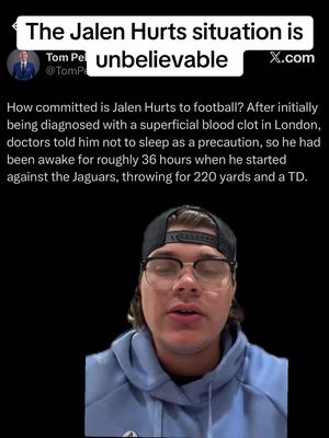 This is absolutely medical malpractice and I’m stunned everyone allows this to happen #eagles #football #nfl #fyp #nflfootball 