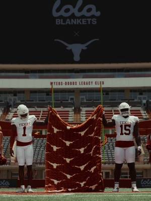 LOLA X LONGHORNS IS LIVE 🤘🏼 We are honored to be the Official Blanket Sponsor of Texas Athletics. The licensed University of Texas blankets feature the iconic logo in signature colors. Limited quantities available. Use code TEXAS35 for 35% off. Hook ’em, Horns! 🧡