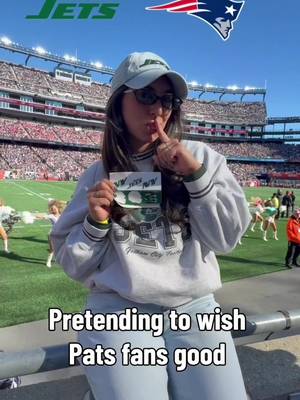 Win or lose, this is my favorite pastime #jets #nyjets #nfl #pats #vividseats  🤳@britalkingsports 
