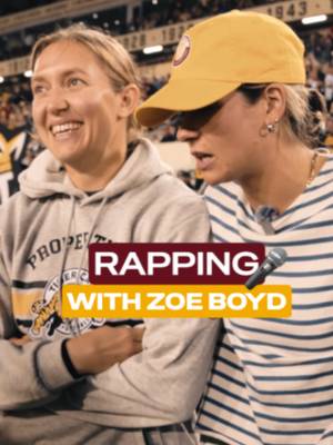 Boyd on the track 🎤🗣️ @mamaaintraise  #PWHLHamilton #ZoeBoyd #Rapping