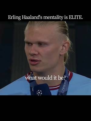 Istanbul, June 2023. Erling Haaland has just won the Champions League to complete the treble, with 52 goals in his first City season, and he's 22. Handed a microphone next to Thierry Henry, he uses it to ask for advice. Henry tells him there's nothing left to learn in the box, then gives him some anyway: more work with his back to goal, runs to his right, finishing with his right foot. Haaland agrees, and explains why. The changes he lists since signing for Dortmund are all in his head: how he thinks after games, how he thinks before games, how he motivates himself, how he speaks to others. [Credits: UCL on CBS Sports, 2023 Champions League final coverage with Thierry Henry, Jamie Carragher and Micah Richards. Inspired by @w3football] #theinnergame #erlinghaaland #mentality