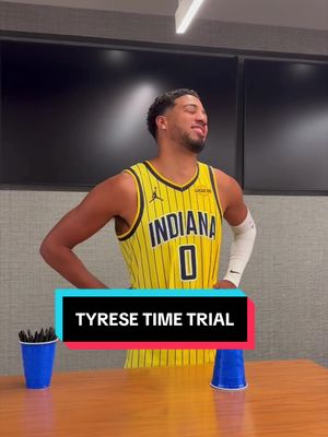 Tyrese Haliburton takes on the Locker Room Time Trial 💨 Are you beating his time? #NBA #basketball #pacers #indiana #minigame