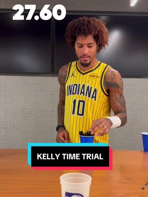 Kelly Oubre Jr. takes on the Locker Room Time Trial ⏱️ #NBA #basketball #pacers #indiana #minigame 