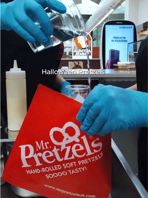 Abracadabra… make a pretzel The spell has been cast and our Halloween pretzels are warm and ready  Find us in store and get your hands on one before they disappear #mrpretzels 