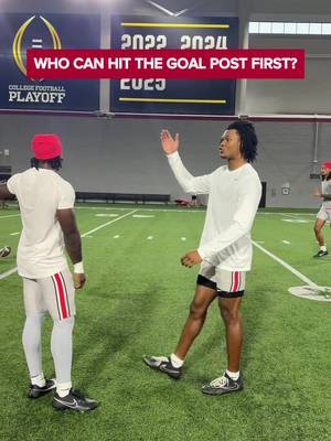 Friendly freshman competition 🎯 #OhioStateAthletics #GoBucks #OhioStateFootball #Challenge 