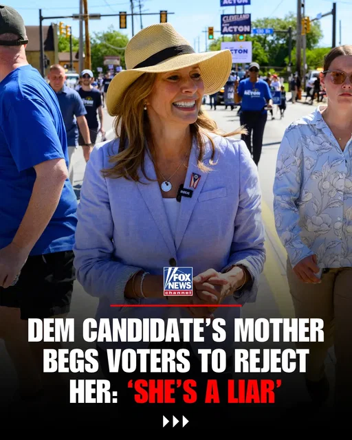"My daughter needs help... Don't vote for people who lie." Ohio Democratic gubernatorial candidate Amy Acton's own mother is publicly urging voters not to vote for her daughter, accusing her of repeatedly lying about her past. Donna Arthur says she loves her daughter but disputes Acton's account of growing up in a tent, claiming the story is untrue. "My daughter needs help, and she can't help you if she needs help herself."