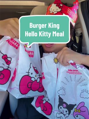 Burger King just dropped the New Hello Kitty Meal! Can we win? #burgerking #hellokitty #fastfood #mukbang #foodreview 