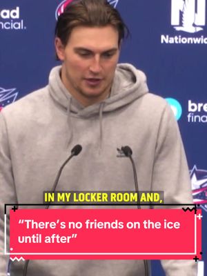 Matthew Knies is all business for tonight's game against the Toronto Maple Leafs 👀