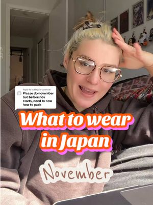 Replying to @bukinga what to wear in Japan in November. PACK LAYERS LAYERS LAYERSSS but primarily just because it’s cutesy #japanstyle #japanoutfit #japantrip #japanfashion #japantraveltips