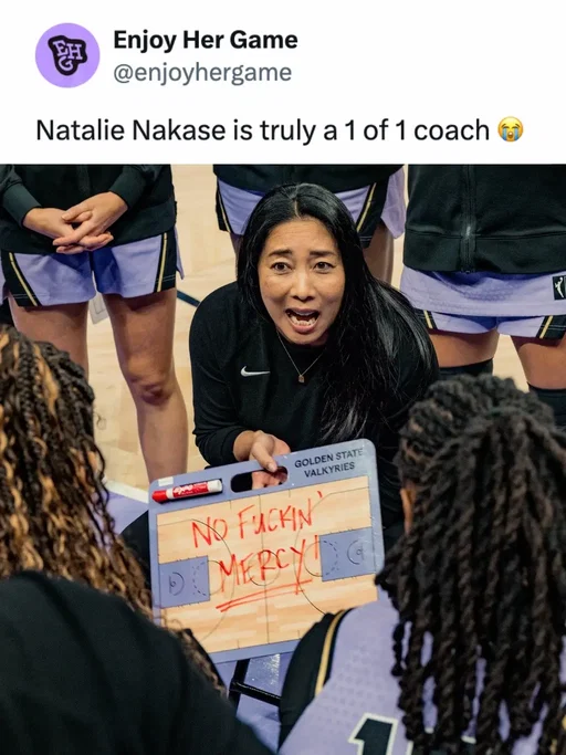 Great game plan 👏 (📸 via kelseymcclellan/IG)  #WNBA #natalienakase #valkyries 