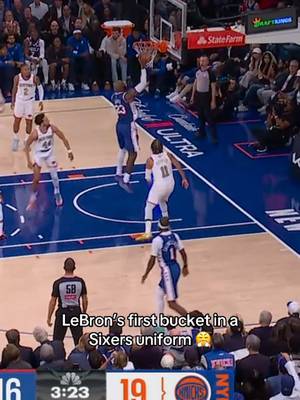 get used to this. #lebronjames #sixers #76ers 