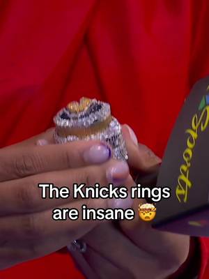 The Knicks rings are built different this year 🔥 #knicks #NBA #basketball #ring #knicksbasketball 