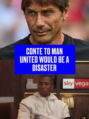 "It's going to be a disaster!" 😳 Ashley Young doesn’t like the thought of Antonio Conte potentially managing Manchester United. Watch the latest Overlap Daily episode now on YouTube or listen wherever you get your podcasts 🙌⚽️ #overlapdaily #ashleyyoung #conte #manchesterunited #mufc