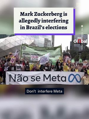 Brazilians are protesting Mark Zuckerberg over allegations that Meta is interfering in their elections — manipulating platforms Instagram, WhatsApp, and Facebook to suppress President Lula da Silva’s content while boosting his far-right opponent Flavio Bolsonaro.
