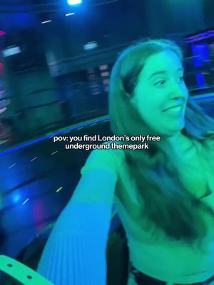 London has a theme park… underground 🎢 Babylon Park is the city’s first-ever underground theme park, and it’s hiding right in Camden  📍 Two floors of epic rides including Tagada, Drop Tower, Bumper Cars and more, with unlimited access for as long as your wristband’s on. Tickets on Fever, link in bio 🎟️
