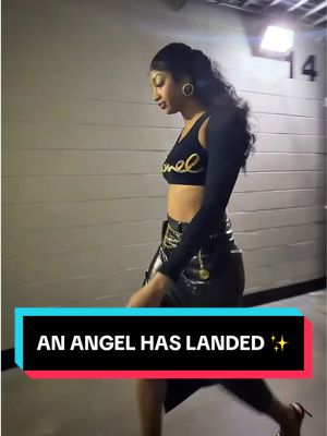 Ms. Put it on 🔥 Angel Reese arrives for Game 3 at home after dropping 30 PTS and 16 REB in their last matchup to become the youngest player in WNBA history with 30+ PTS and 15+ REB in a Finals game (third to ever reach the mark). 📺 8pm/ET | USA Network & Peacock | #WNBASeason30 | #2026WNBAFinals #angelreese #WNBA #atlantadream 